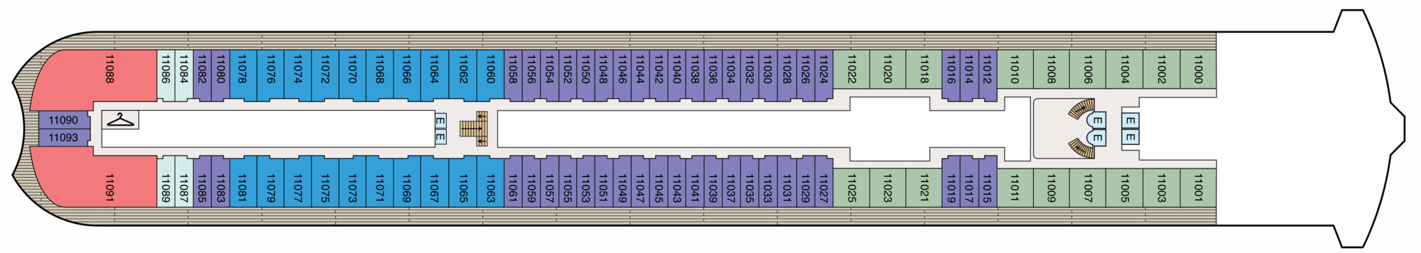 Deck 11 plan